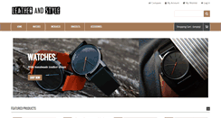 Desktop Screenshot of leatherandstyle.com